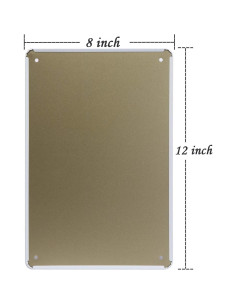 Cartel de Metal Educativo Reguu 20x30cm para Aula Montessori 2