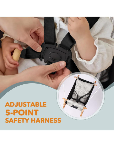 Columpio y Saltador 2 en 1 Doerpuz para Bebés hasta 3 Años