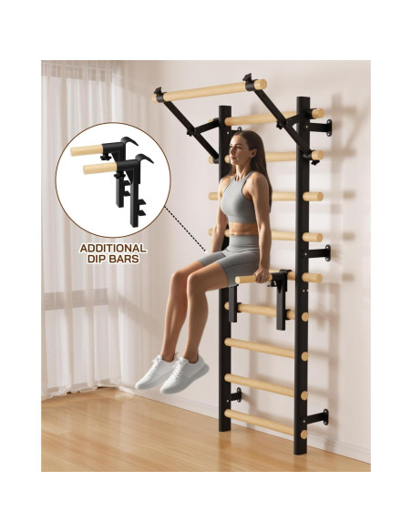 Escalera Sueca Cofiyard para Gimnasio en Casa - Montaje Pared