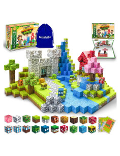 100 Pcs Bloques Magnéticos SproutLabs para Niños 3-10 Años