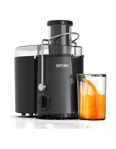 Exprimidor Centrífugo SIFENE 800W Gran Boca 7.62cm Gris