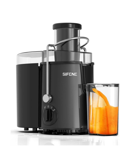 Exprimidor Centrífugo SIFENE 800W Gran Boca 7.62cm Gris