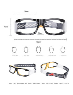 Gafas deportivas SooGree 8012 para baloncesto anti-vaho 2