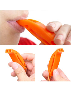 Kit de Supervivencia Eco-Fused: 2 Silbatos y 2 Espejos 2