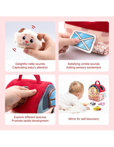 Juguetes Sensoriales para Bebés PADONISE 6-36 Meses