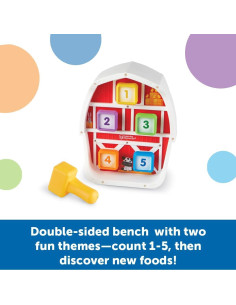 Banco de Golpes de Granja Learning Resources - Juguete Educativo 0.55 kg 2