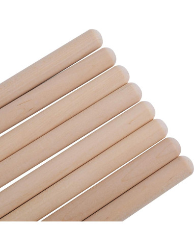 Palillos de Batería 5A Suwimut - 12 Pares de Madera de Arce