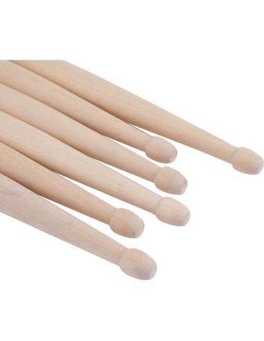 Palillos de Batería 5A Suwimut - 12 Pares de Madera de Arce