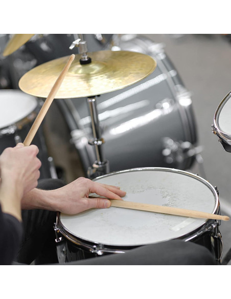 Palillos de Batería 5A Suwimut - 12 Pares de Madera de Arce