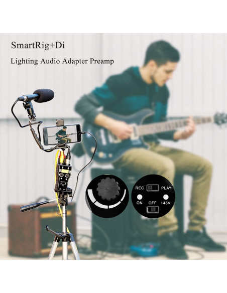 Interfaz de Micrófono Saramonic SmartRig+ Di para iPhone