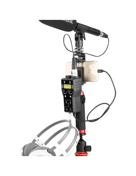 Interfaz de Micrófono Saramonic SmartRig+ Di para iPhone