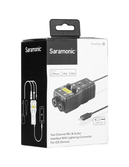 Interfaz de Micrófono Saramonic SmartRig+ Di para iPhone