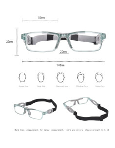 Gafas de Seguridad SooGree Deportivas Lentes Reemplazables 2