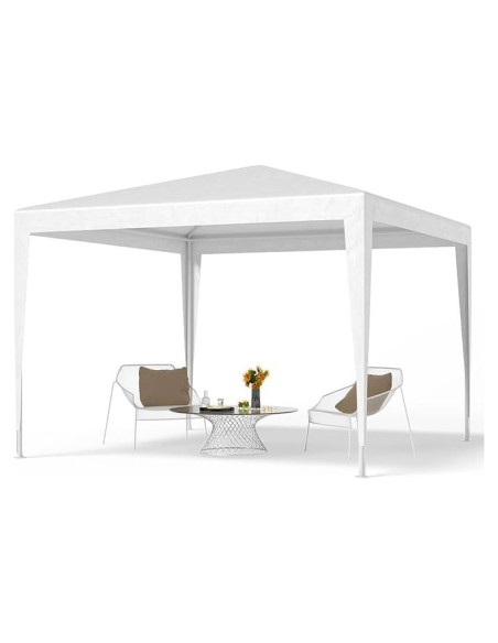 Carpa de Fiesta Genérica 3x3m Blanca Impermeable para Eventos