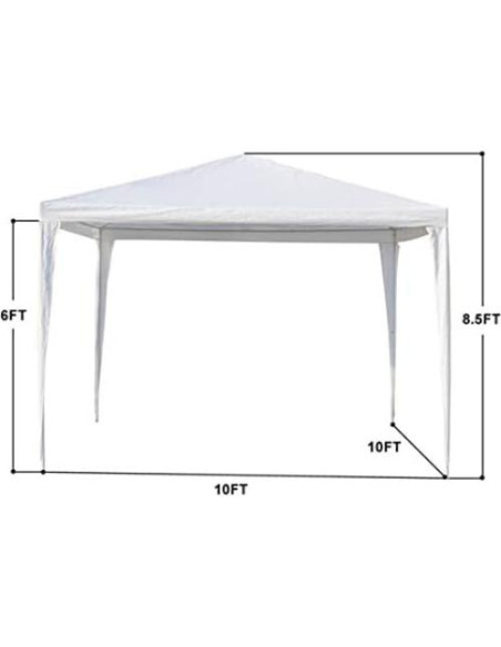 Carpa de Fiesta Genérica 3x3m Blanca Impermeable para Eventos