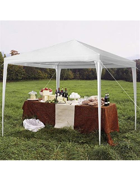 Carpa de Fiesta Genérica 3x3m Blanca Impermeable para Eventos