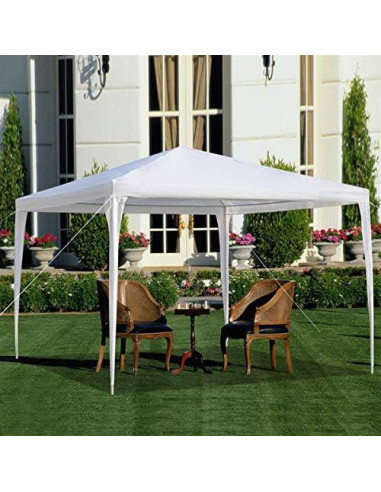 Carpa de Fiesta Genérica 3x3m Blanca Impermeable para Eventos