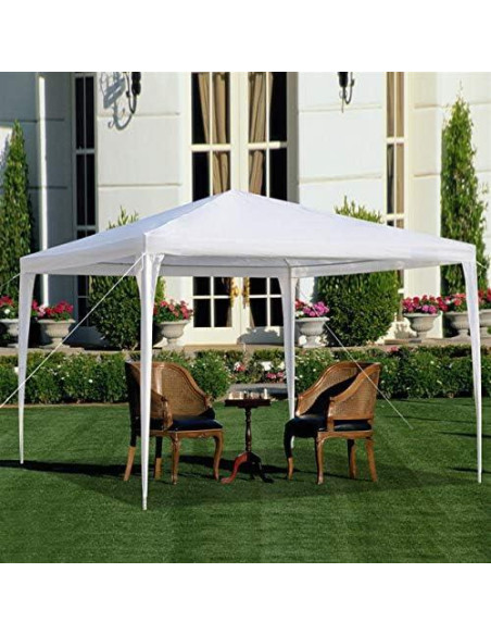 Carpa de Fiesta Genérica 3x3m Blanca Impermeable para Eventos