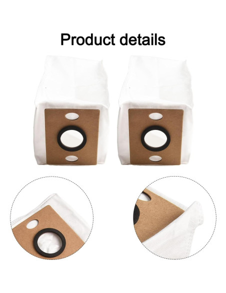 5 Bolsas de Polvo para Aspiradora Robot ILIFE V9 Pro - Reemplazo