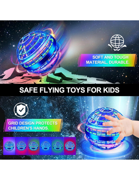 Bola Voladora Vantexi 2025 con Luz LED - Juguete Paracaídas