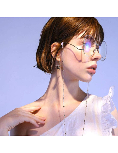 Conectores de Goma Ajustables TTSAM 40 Piezas para Gafas