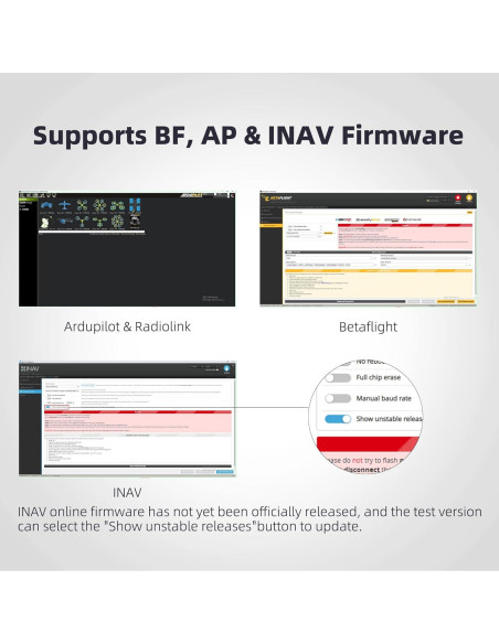 Controlador de Vuelo Radiolink F405 para Drones de Carreras