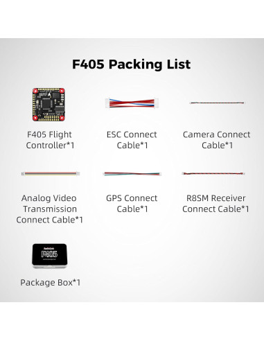 Controlador de Vuelo Radiolink F405 para Drones de Carreras
