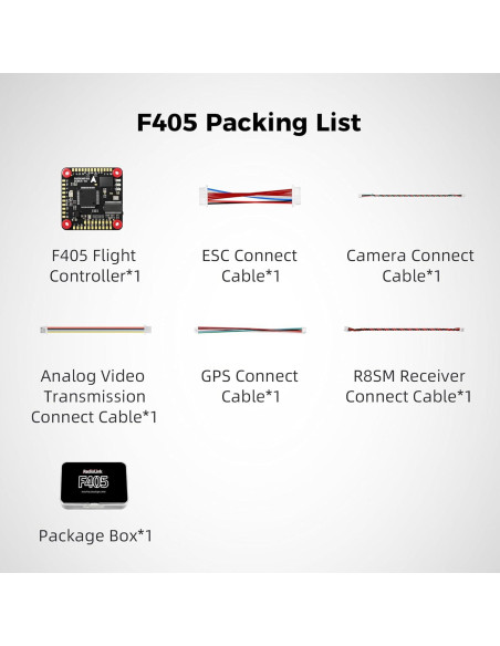 Controlador de Vuelo Radiolink F405 para Drones de Carreras