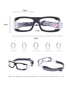 Gafas deportivas SooGree 8012 antiempañante para baloncesto 2