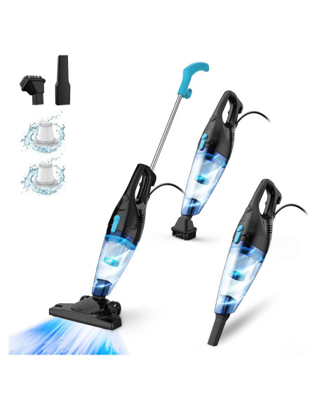 Aspiradora con cable TC-JUNESUN 4 en 1 15Kpa HEPA 0.8L