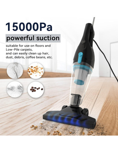 Aspiradora con cable TC-JUNESUN 4 en 1 15Kpa HEPA 0.8L