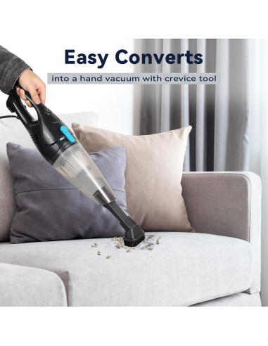 Aspiradora con cable TC-JUNESUN 4 en 1 15Kpa HEPA 0.8L