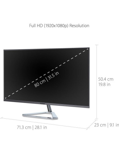 Monitor ViewSonic VX3276-MHD 32" IPS Full HD 1080p HDMI