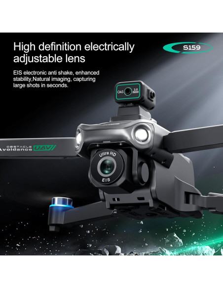 Dron ikaufen S159 con Pantalla 5.9" GPS y 2 Baterías