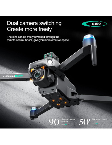 Dron ikaufen S159 con Pantalla 5.9" GPS y 2 Baterías