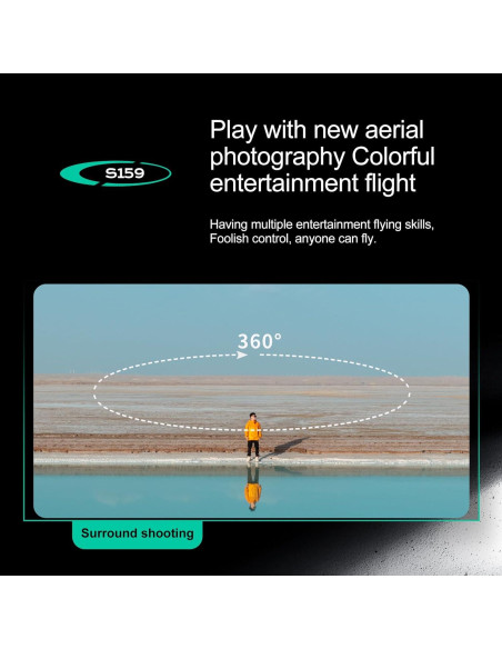 Dron ikaufen S159 con Pantalla 5.9" GPS y 2 Baterías