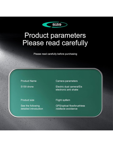 Dron ikaufen S159 con Pantalla 5.9" GPS y 2 Baterías