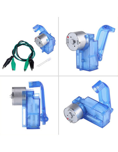 Generador de Manivela Dpofirs 3-6V Portátil con LED