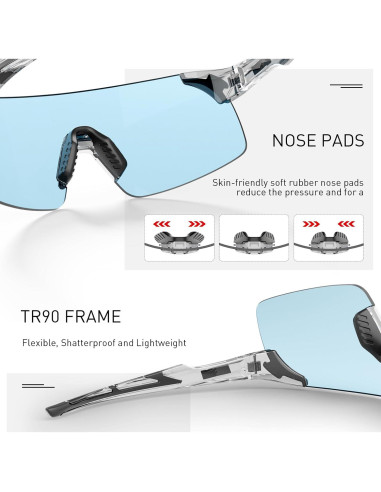 Gafas de Ciclismo Fotocromáticas SCVCN S142 UV400