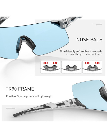 Gafas de Ciclismo Fotocromáticas SCVCN S142 UV400