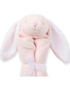 Manta de Seguridad Angel Dear Conejo Rosa 33x33 cm 2