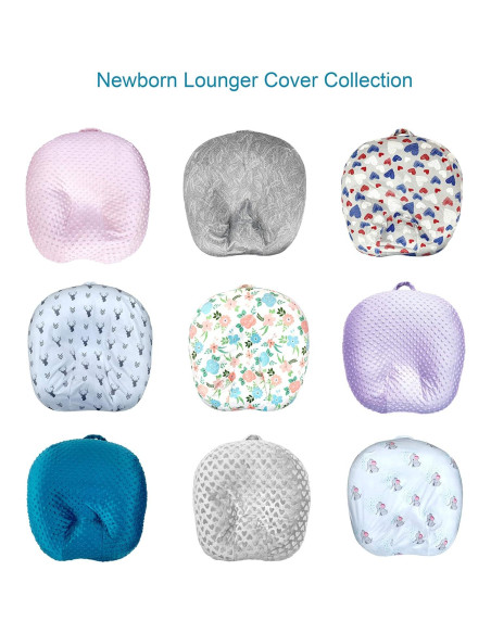 Funda de Almohada de Lactancia Artebona NP1 - Tela Minky Azul Claro