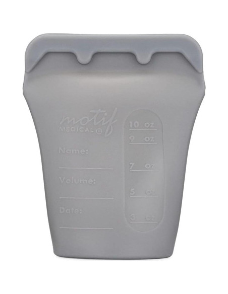 Bolsas de Almacenamiento de Leche Materna Motif Medical 295 ml - Reutilizables y Ecológicas