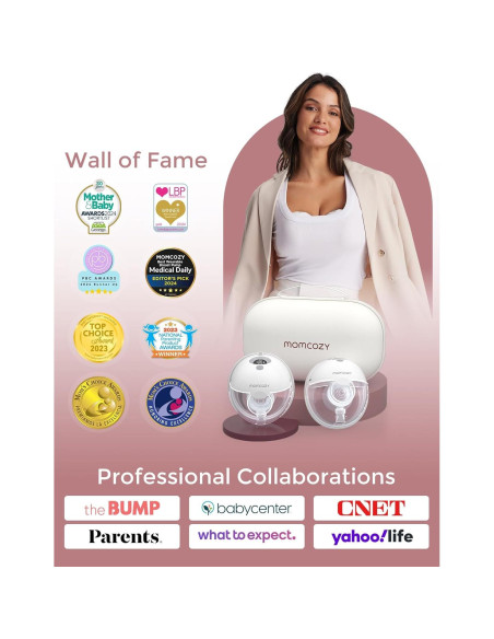 Extractor de Leche Eléctrico Momcozy M5 Doble Flange 24mm