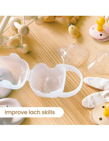 Protectores de Pezón Silicona Purifyou 18mm Set de 3