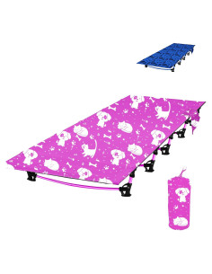 Cuna de Camping Plegable Rosa Kidz-Adventure 175x70 cm