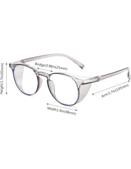 Gafas de Seguridad Outray 2 Pares Antiempañantes Luz Azul