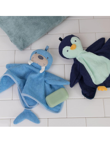 Pañuelo de Baño Penny Penguin Manhattan Toy para Bebés 0-4 Años