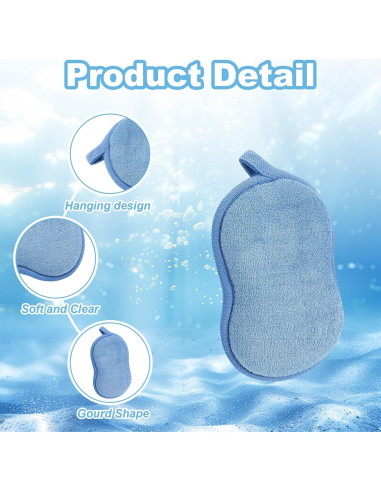 Esponja de Baño para Bebés 3 Pcs Gsbnjuy Suave Absorbente