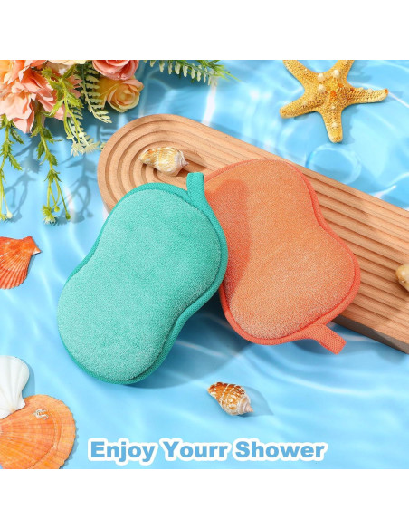 Esponja de Baño para Bebés 3 Pcs Gsbnjuy Suave Absorbente